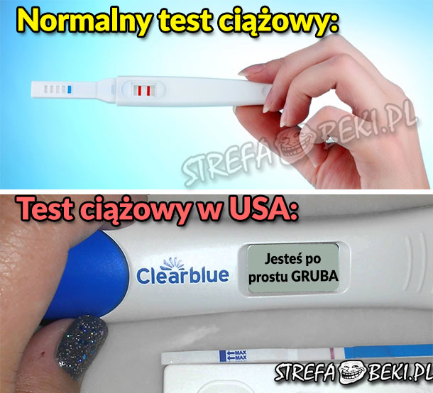 Test ciążowy w USA