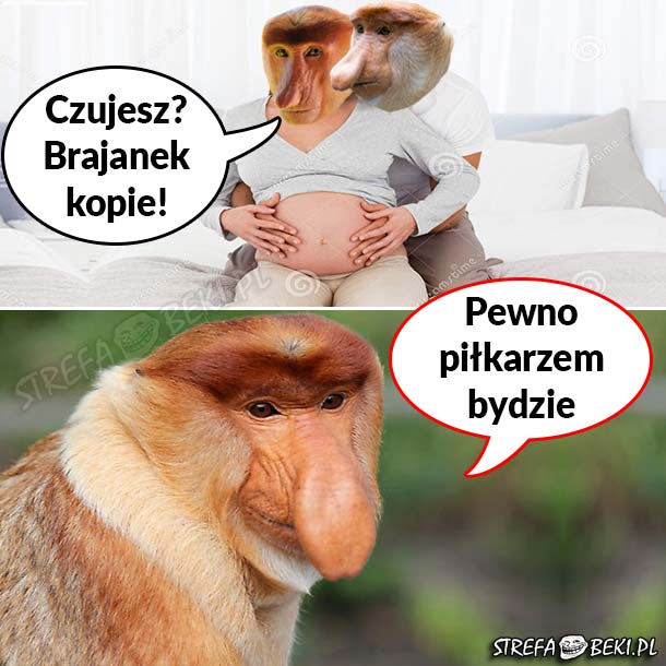 Janusz i ciężarna Grażyna 