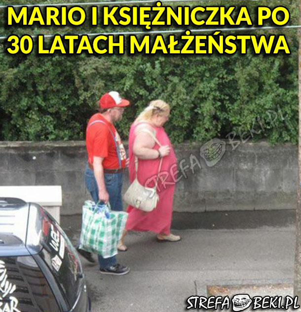 Mario i Księżniczka po latach :D