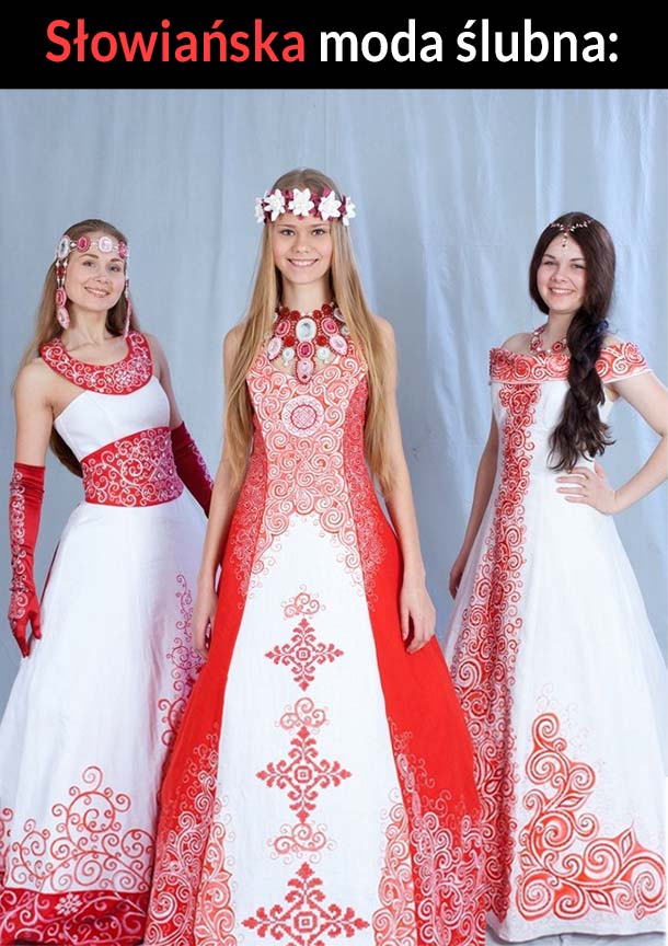 Słowiańska moda ślubna 