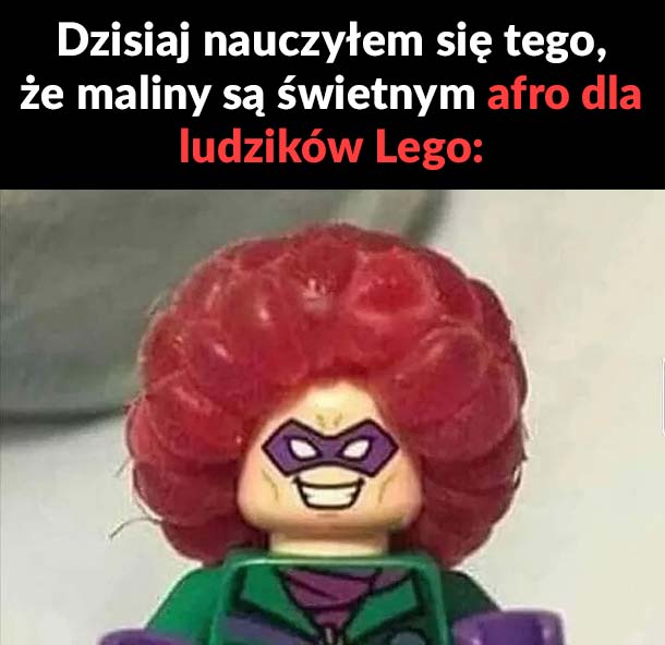 Afro dla ludzików LEGO 