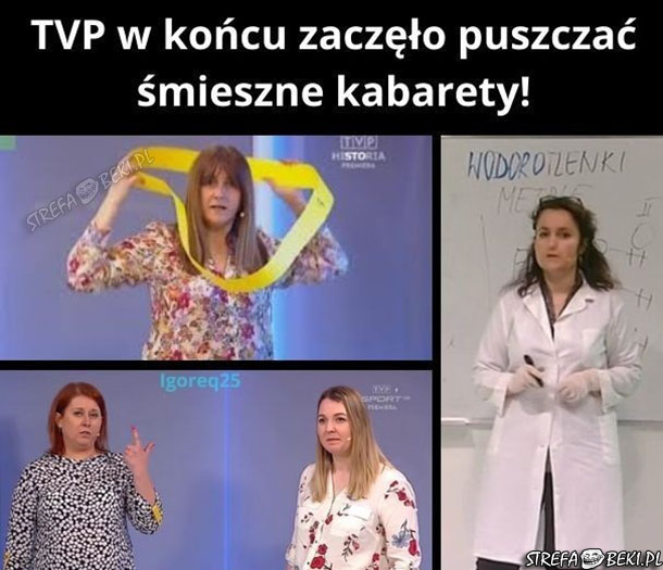 Śmieszne kabarety w TVP