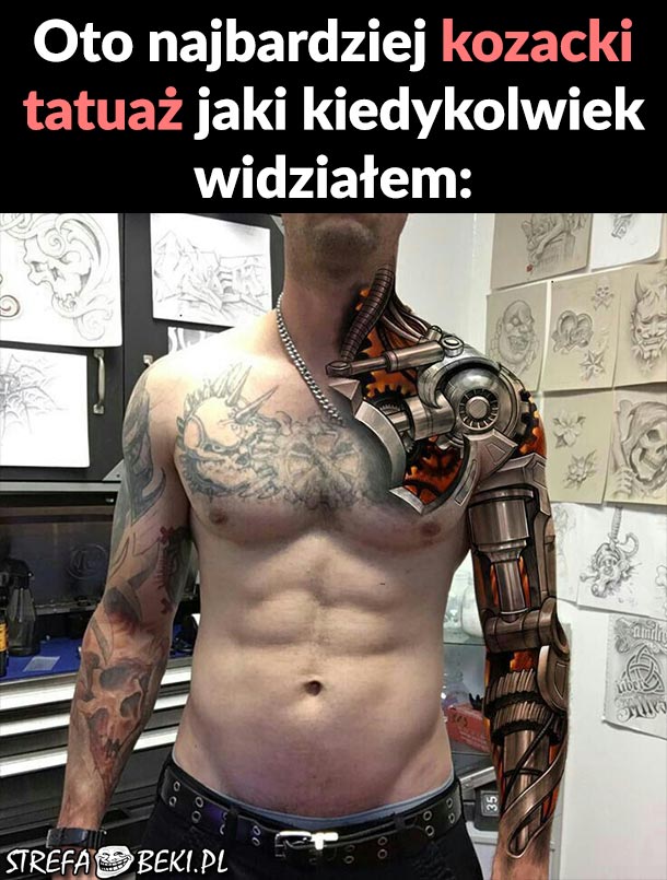 Kozacki tatuaż